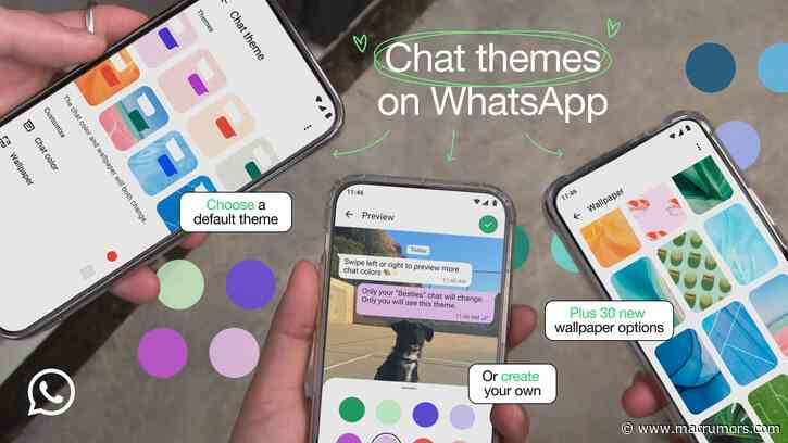 WhatsApp Rolls Out Customizable Chat Themes and Colorful Bubbles