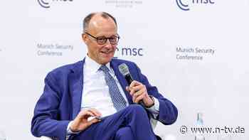 Lacher und Schmunzeln im Saal: Merz bei Sicherheitskonferenz als Kanzler vorgestellt