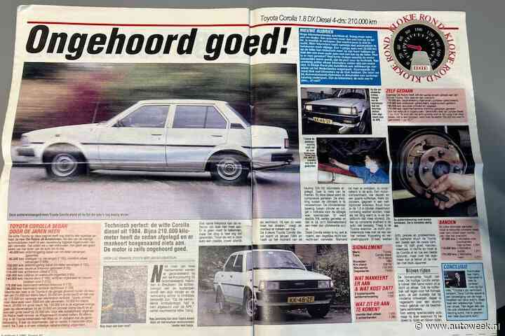 Een Toyota Corolla 1.8D was de allereerste Klokje rond-deelnemer: terugblik met de eigenaar van toen