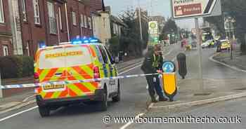 LIVE: Police tape off road amid emergency incident next to hospital