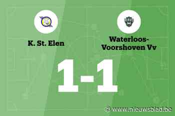 WAVO beëindigt reeks nederlagen met gelijkspel tegen St. Elen