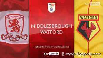 Middlesbrough 0-1 Watford