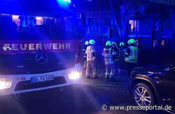 FW Sankt Augustin: Ehrenamtliche löschen Zimmerbrand - zwei Verletzte