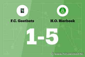 Costermans scoort twee keer voor HO Bierbeek B in wedstrijd tegen Geetbets