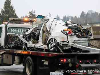 Three dead, one injured in crash on Pattullo Bridge