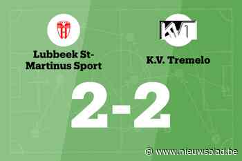 SMS Lubbeek B en Tremelo delen de punten
