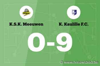 Kaulille heeft geen medelijden met Meeuwen B