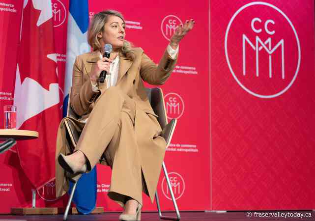 Europeans can learn from Canada’s dealings with U.S. President Donald Trump: Joly