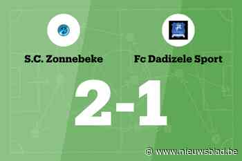 SC Zonnebeke B wint van FC Dadizele Sport B