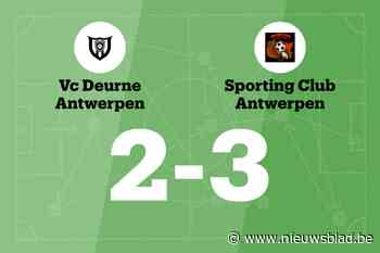 Sporting Club Antwerpen wint wedstrijd tegen VC Deurne Antwerpen