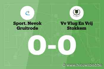 Duel tussen Gruitrode B en Stokkem B blijft doelpuntloos