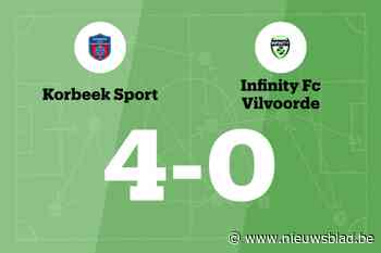 Korbeek Sport boekt overtuigende zege tegen Infinity Vilvoorde B
