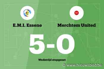Match tussen EMI Essene en Merchtem United B stopgezet