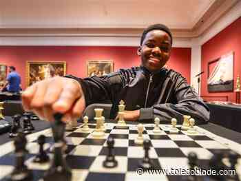 Chess prodigy inspires students, offers tips