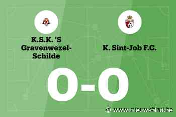 S Gravenwezel-Schilde B beëindigt reeks nederlagen in de wedstrijd tegen Sint-Job B