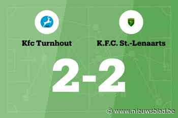 Sint-Lenaarts sleept gelijkspel uit de brand in de uitwedstrijd tegen KFC Turnhout