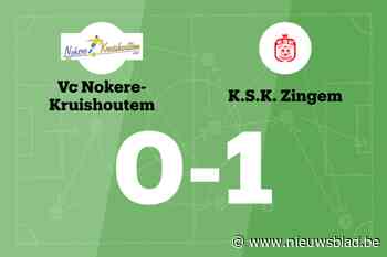Winnende reeks van VC Nokere-Kruishoutem B eindigt na wedstrijd tegen KSK Zingem B