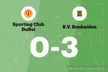 Bonheiden B verslaat SC Duffel B met 0-3 en eindigt reeks zonder overwinning