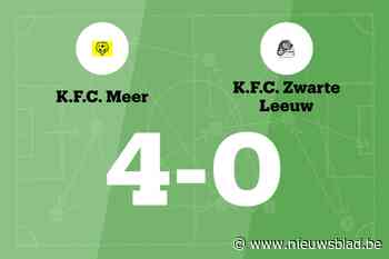Meer wint thuis van Zwarte Leeuw B, mede dankzij twee treffers Sprangers