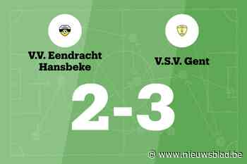 VSV Gent B wint uit van Eendracht Hansbeke B
