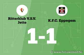 Oulad Said redt punt voor Ritterklub Jette tegen Eppegem B