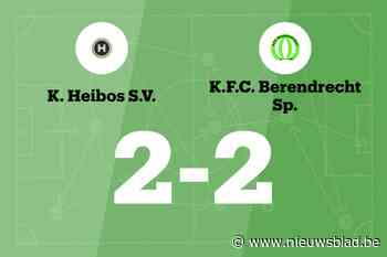 Heibos blijft in problemen na gelijkspel tegen Berendrecht