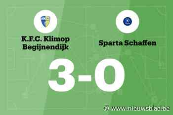 Overduidelijke overwinning voor KO Begijnendijk tegen Sparta Schaffen