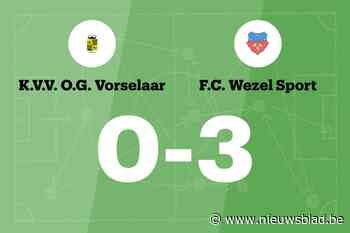 Bollen scoort twee keer voor Wezel Sport B in wedstrijd tegen Vorselaar