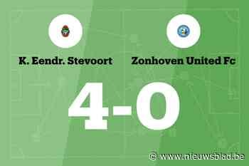Geen verbetering voor Zonhoven Utd. B na verlies tegen Stevoort