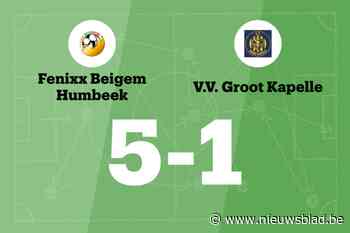 Verliefden scoort twee keer voor Fenixx B in wedstrijd tegen VV Groot Kapelle B