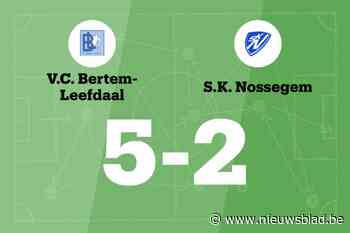 Bertem-Leefdaal verslaat Nossegem en blijft winnen