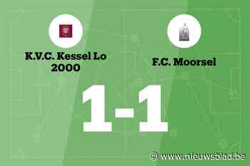 Kessel-Lo 2000 en Moorsel delen de punten
