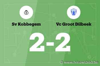 Kobbegem speelt thuis gelijk tegen Groot-Dilbeek