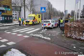 Auto en fietster botsen, 1 gewonde