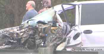 Two men arrested following crash that stemmed from armed robbery, police say third on the run