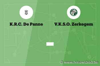 Wedstrijd tussen RC De Panne en VKSO Zerkegem afgelast