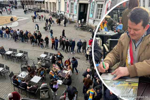 Fans staan met plezier drie uur in de rij voor plaat van prins Sjalen: “Zijn liedjes zijn gewoon uniek”