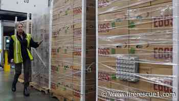 Calif. farm donates hundreds of thousands of eggs to first responders, wildfire victims