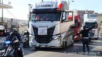 Lunedì tir a passo di lumaca per le vie di Roma, strade chiuse e bus deviati