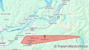 Sunday morning power outage hits southern Chilliwack