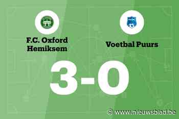 Oxford Hemiksem boekt overtuigende zege tegen Puurs B