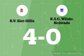 KV Sint-Gillis-Dendermonde te sterk voor Wilskracht Hofstade