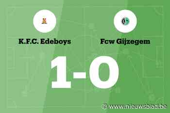 Schouppe bezorgt KFC Edeboys zege tegen FCW Gijzegem