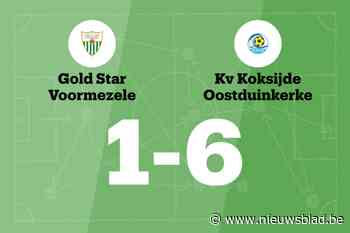 Bossaert leidt KV Koksijde Oostduinkerke naar zege op GS Voormezele
