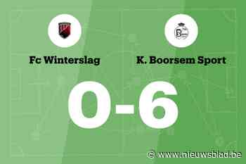 Boorsem B verslaat FC Winterslag na hattrick Bouwens