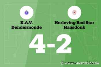 M. Van Praet maakt twee goals voor KAV Dendermonde in wedstrijd tegen HRS Haasdonk B