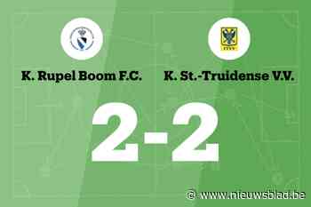 STVV B sleept gelijkspel uit de brand in de uitwedstrijd tegen Rupel Boom