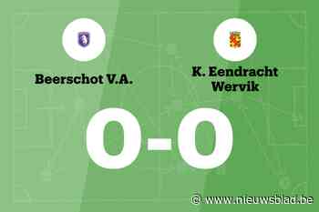 Ook Eendracht Wervik houdt Beerschot U23 van overwinning af