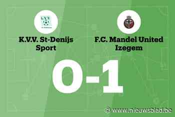 A. Desot bezorgt Mandel United zege tegen KVV Sint-Denijssport