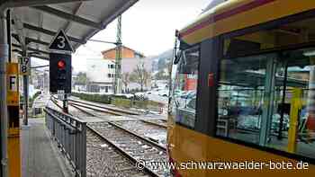 In Bad Wildbad: Stadtbahn-Fahrgäste trifft Tunnelsperrung hart